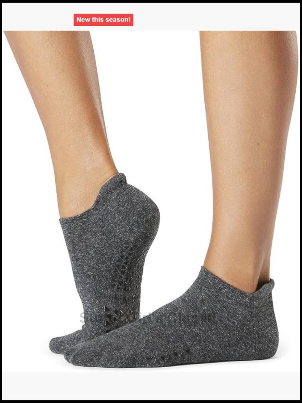 Pilates Socks with Grips for Women Low Cut Non-Slip